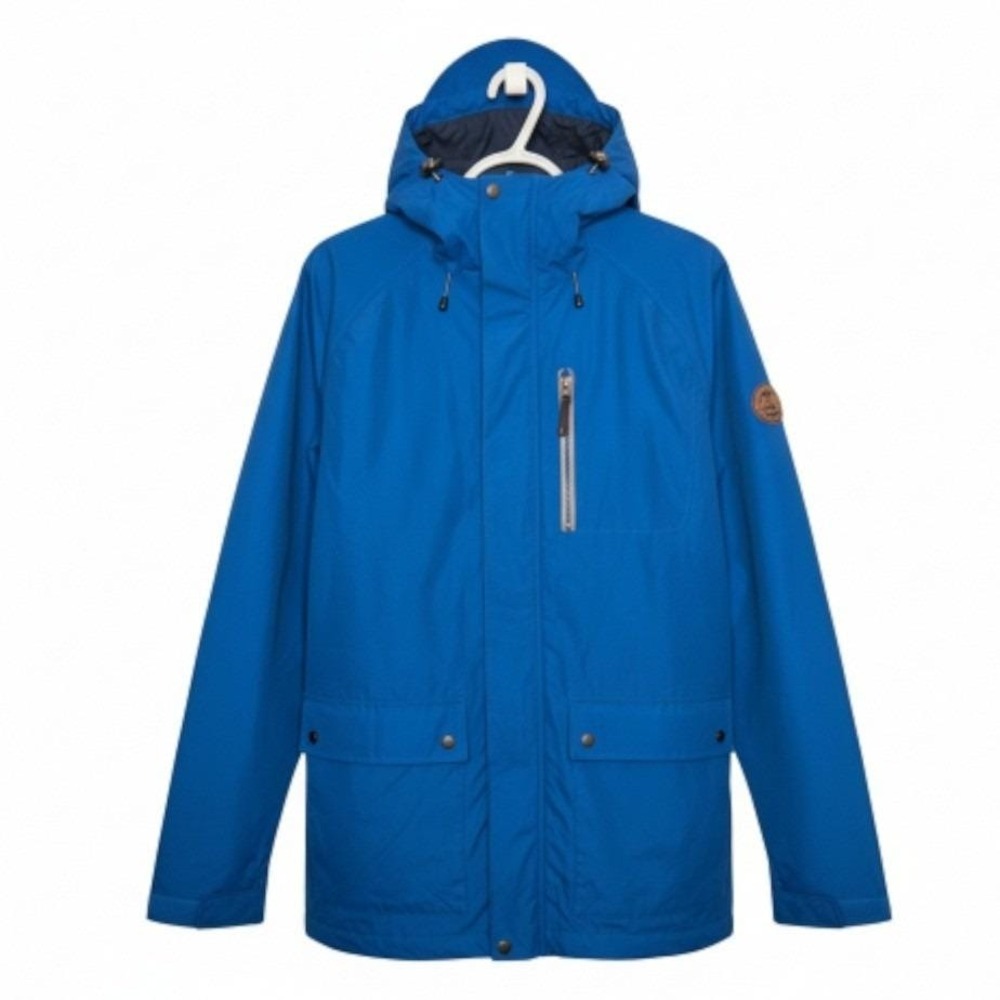 Regatta Great Outdoors Waterproof Hooded Rain Gorpcore Jacket Blue Mens S
